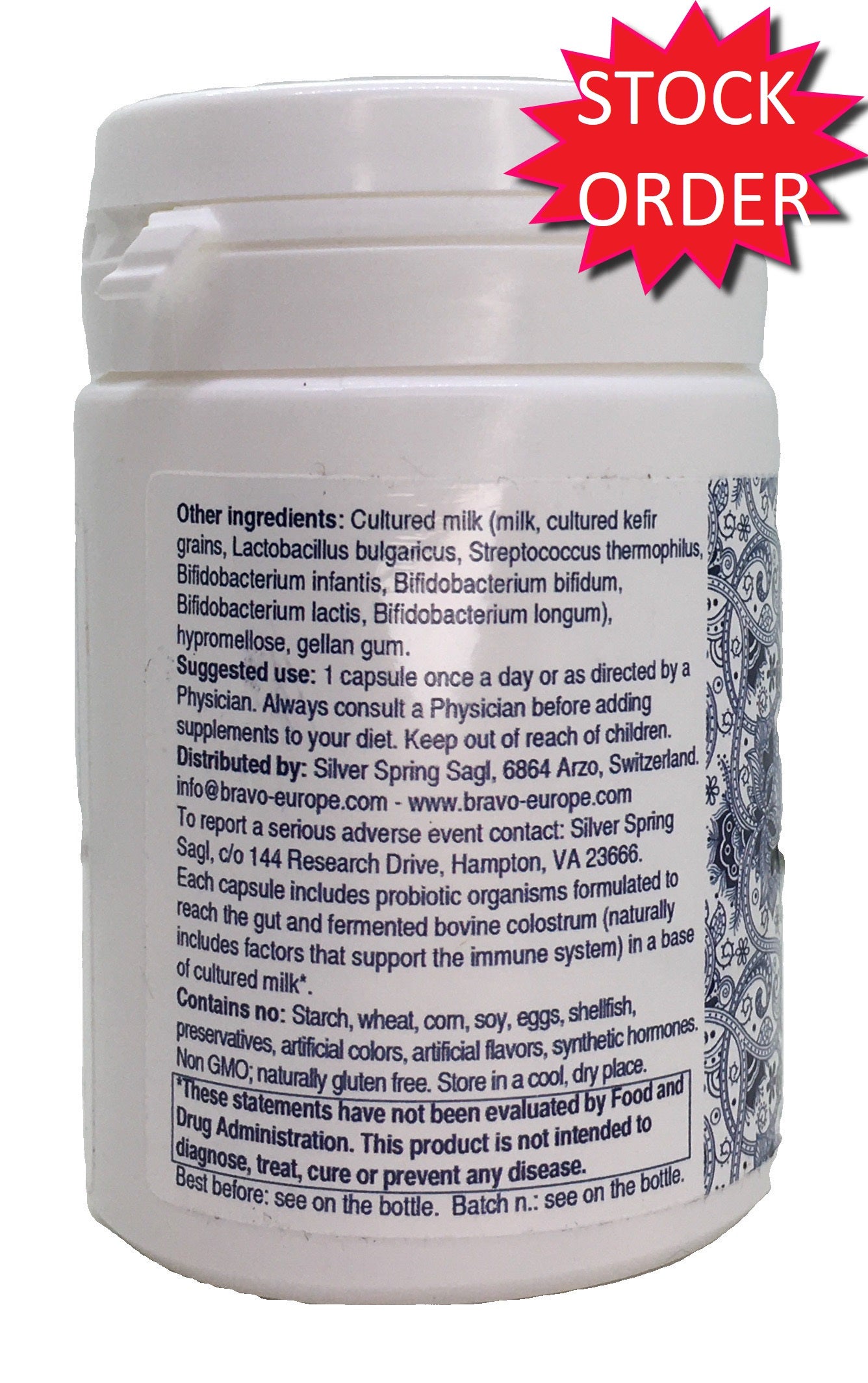 Stock Order Bravo Concentrated Capsules  - (Best by Jul 2026) - Order by 10/26/25, Ships 10/29/25