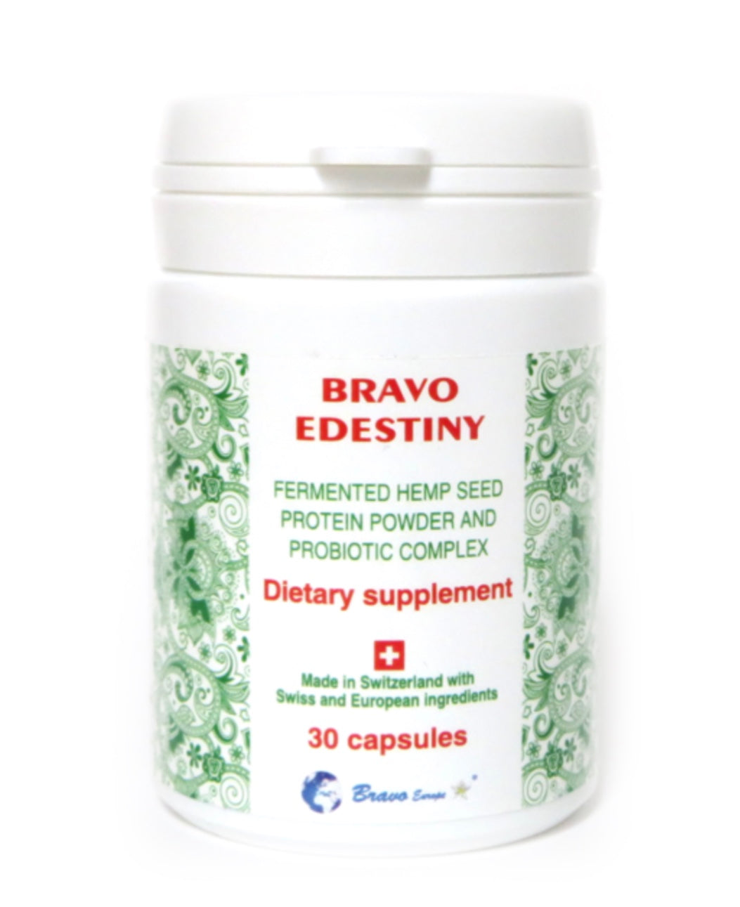 Bravo Edestiny - 30 Capsules -1 jar or 3 (Best before October 2026)