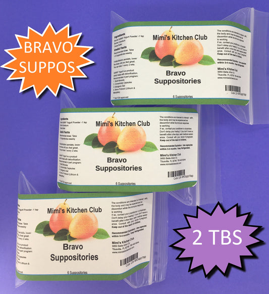 Mimi's Kitchen Club GcMAF 2 TBS Suppositories (1 rack of 6 or 3 racks = 18)