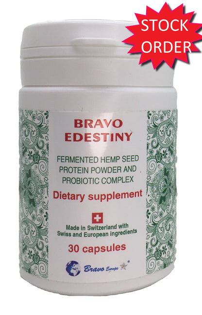 Stock Order  Bravo Edestiny - 30 Capsules - (Best before Jan 2025) Order by 10/27/24 Ships 10/30/24