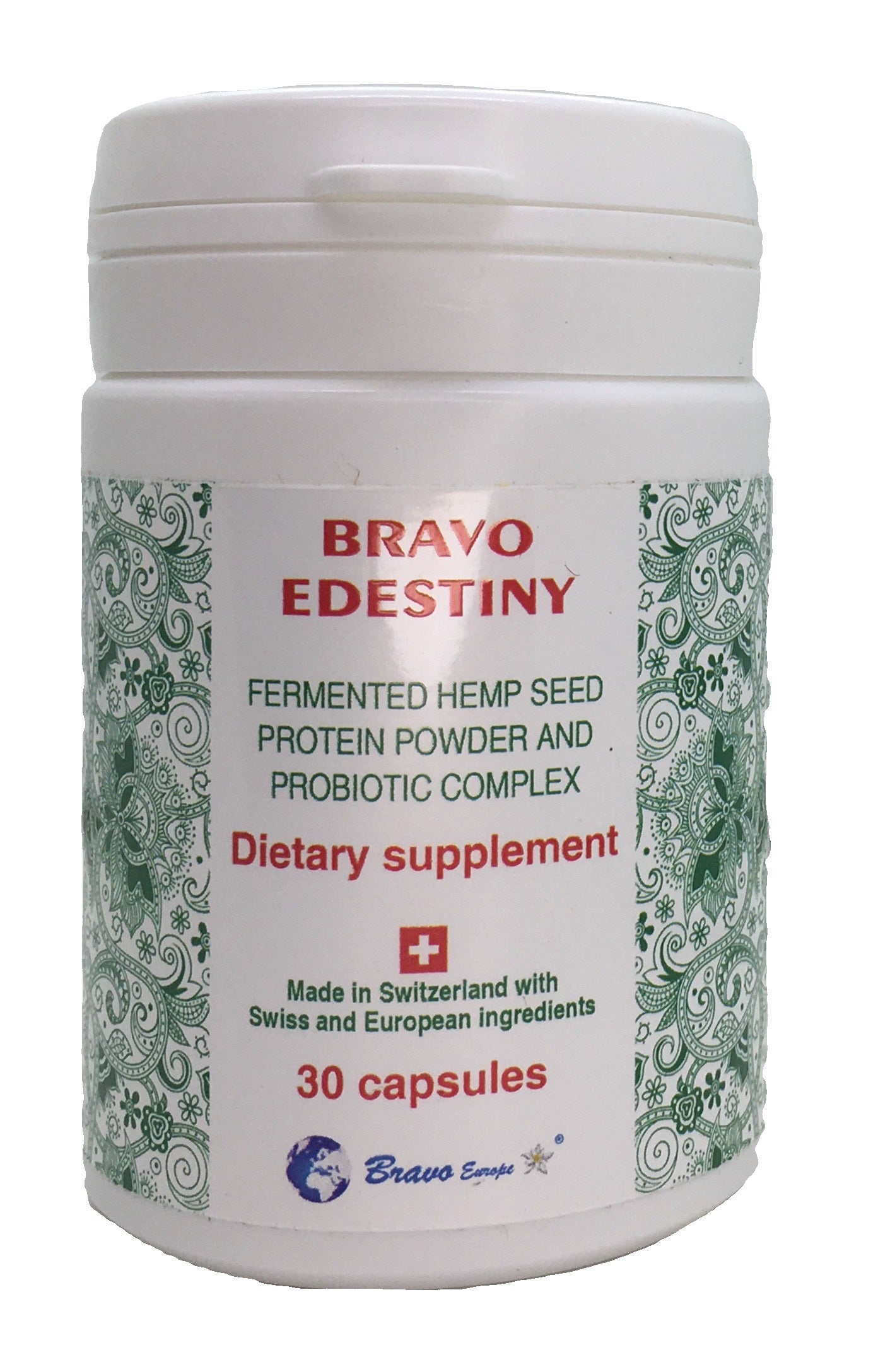 Bravo Edestiny - 30 Capsules -1 jar or 3 (Best before October 2026)