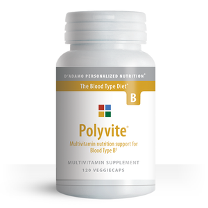 Polyvite A, B, AB & O, Foodbased Vitamins by D'Adamo