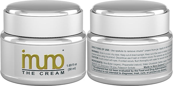 imuno - The Cream 50 ml jar with back panel